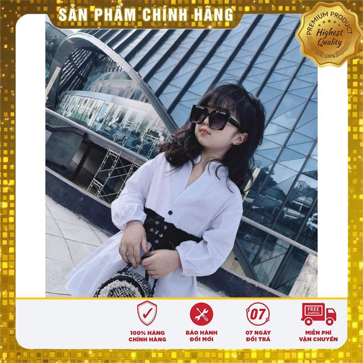 Áo váy sơ mi Cao Cấp bé gái ❤FREE SHIP❤ Váy Sơ Mi Tiểu Thư sang chảnh bé gái