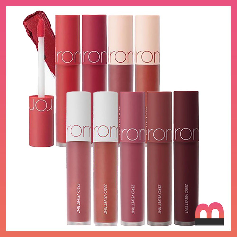 [Hàng mới về] Son Môi Romand Zero Velvet Tint 5.5g (17 Màu)