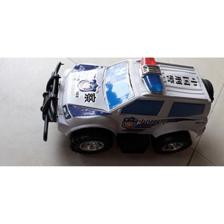 đồ chơi xe cảnh sát bánh đà cho bé