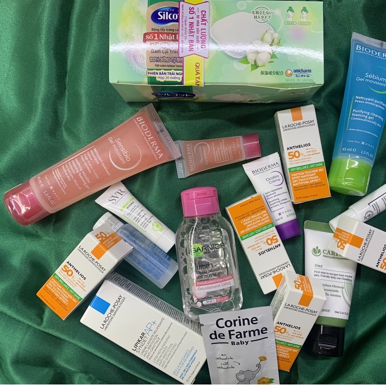 Mẫu Sản Phẩm Dùng Thử  và Đi Du lịch 1 SAMPLE NGẪU NHIÊN CARYOPHY - SVR  -  LAROCHE POSAY - BIODERMA - AVENE