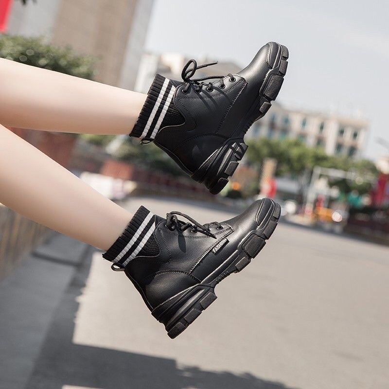 Boot nữ cổ tất bo chun