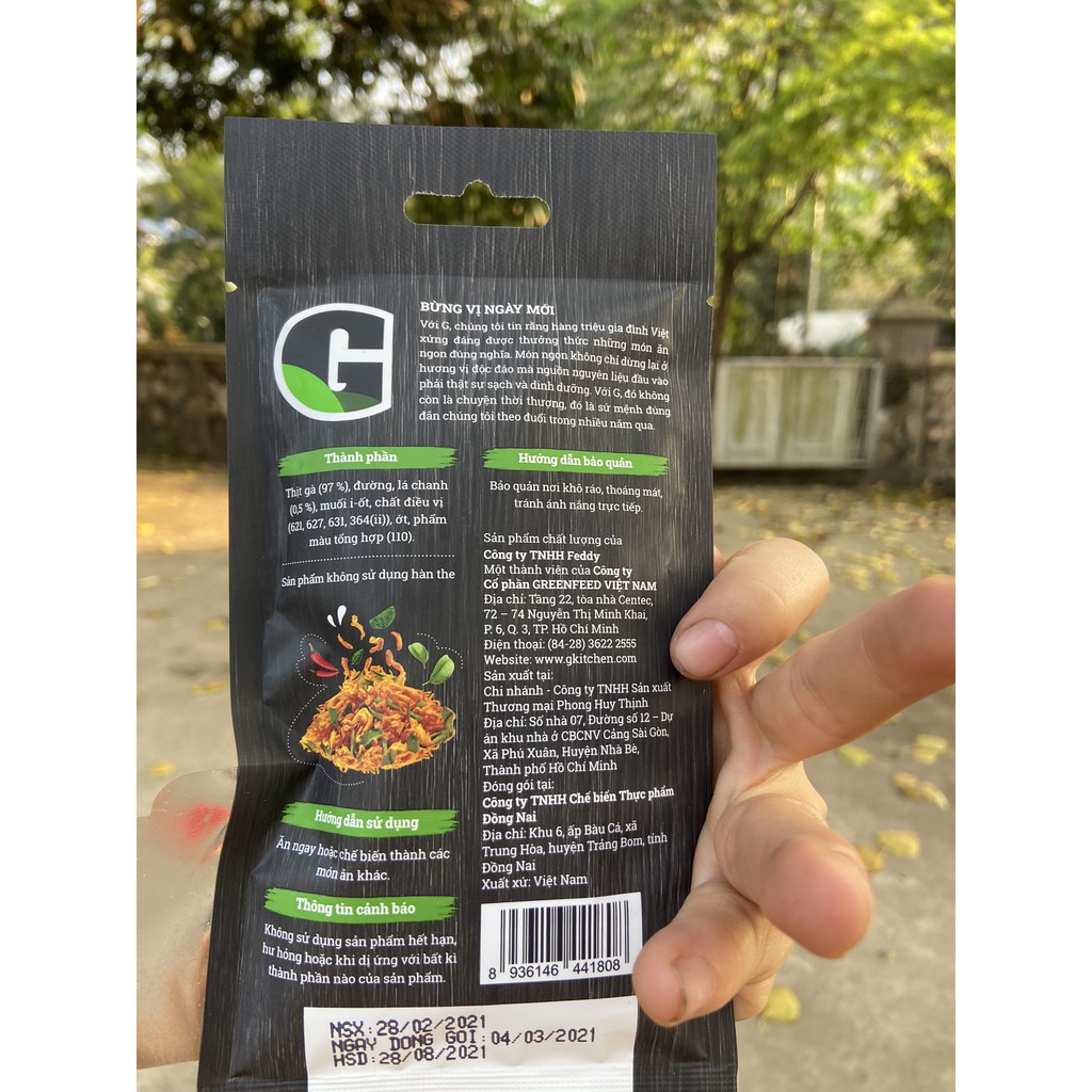 KHÔ GÀ LÁ CHANH G FEDDY 25G