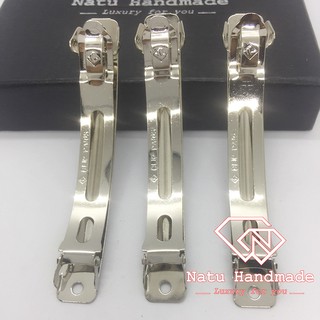 [FREE SHIP] - Nguyên liệu làm kẹp tóc handmade - Kẹp  bấm clip paris Cao cấp - 2 mảnh- set  2 chiếc