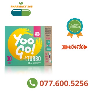Thực phẩm bảo vệ sức khỏe Trà thảo mộc YOO GO Turbo tea (Thải độc, giảm cân) mẫu mới của trà T body