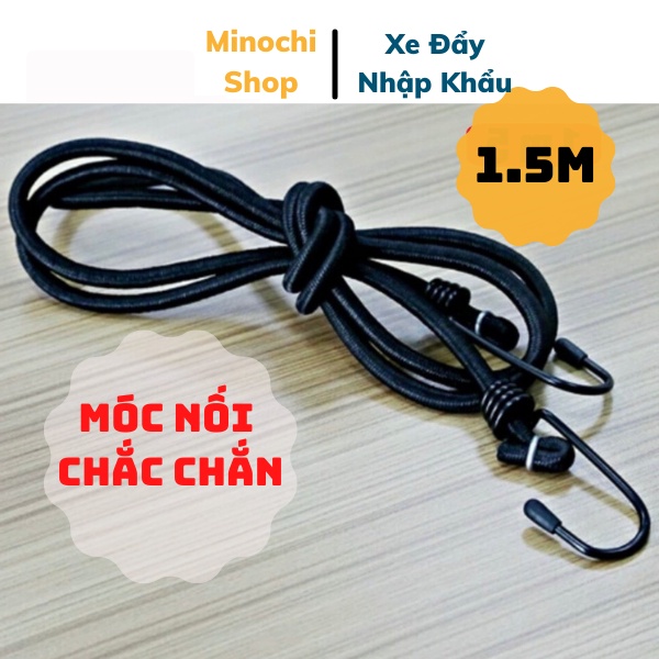 Dây Chun Buộc Hàng Dây Ràng Siêu Co Giãn Có Móc 2 Đầu Hàng Nhập Khẩu