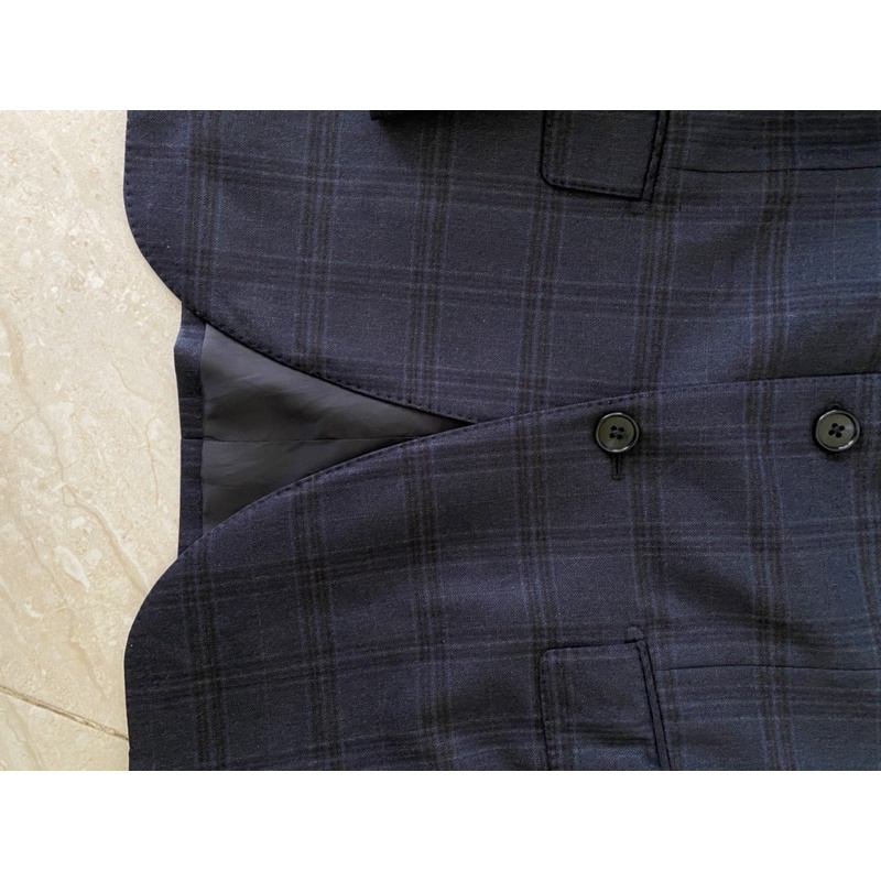 Áo vest nam Nhật sọc xanh đen siêu đẹp