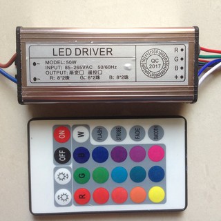 Nguồn pha led 50w - rgb