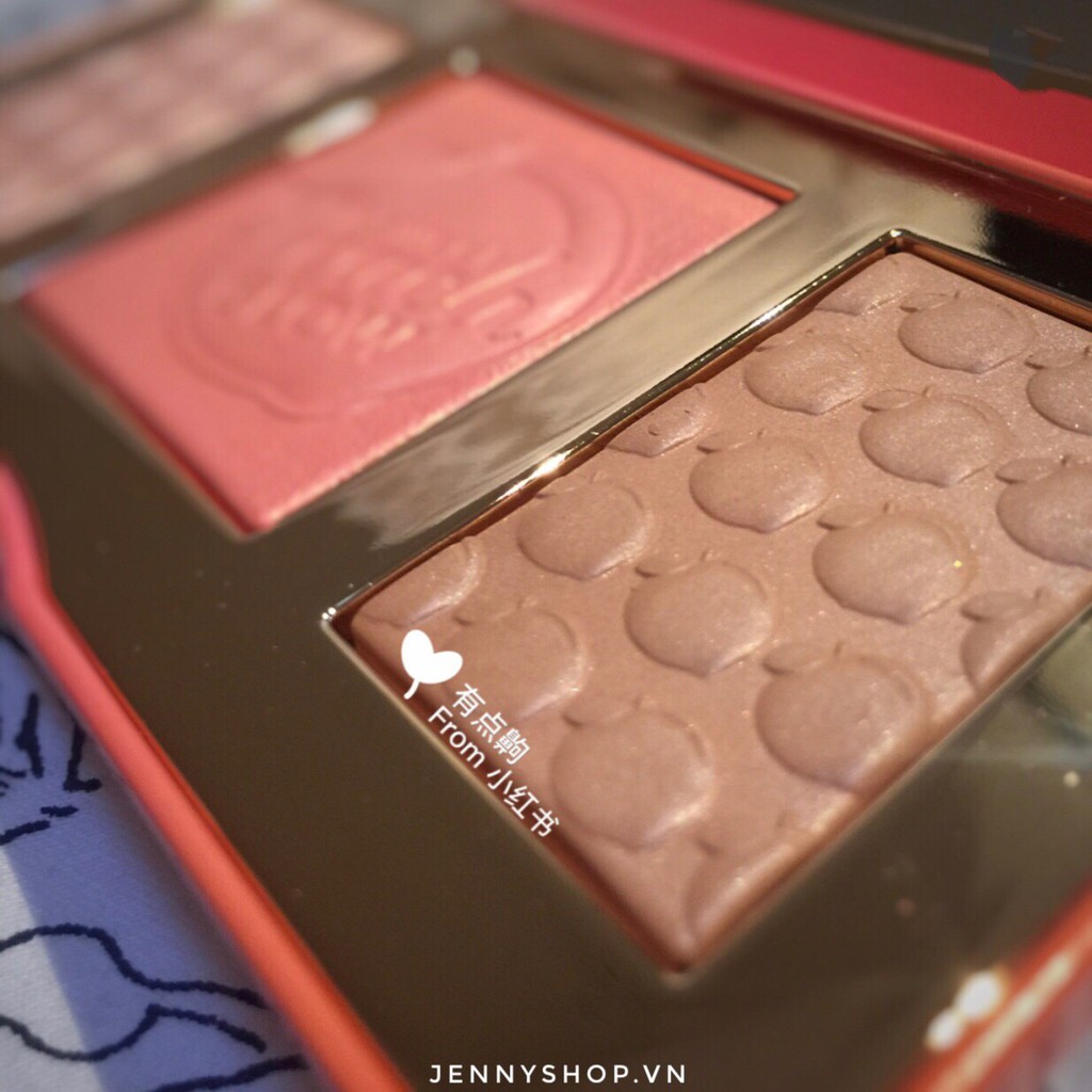 Bảng Má Tạo Khối Bắt Sáng Too Faced Sweet Peach Glow Peach-Infused Highlighting Palette