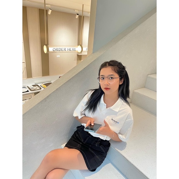 Áo thun Polo Levents Mini Popular nam nữ form rộng 40kg đến 90kg full tag Thời trang Unisex HCM AL206