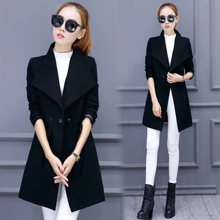 Áo khoác dạ dáng dài