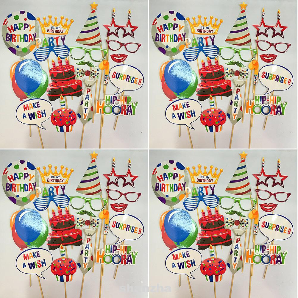 Set 18 Tấm Phông Nền Chụp Ảnh Chữ Happy Birthday