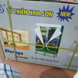 Tủ vải Thiên Nam Sơn có kệ để dép TNS120B (MS7806)