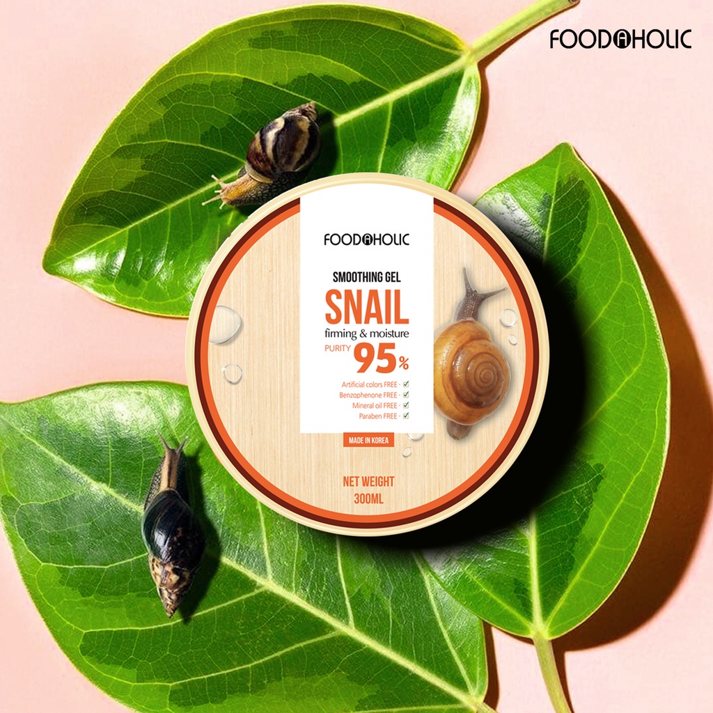 Gel Dưỡng Làm Dịu, Thu Nhỏ Lỗ Chân Lông, Phục Hồi, Chăm Sóc Da Foodaholic 300ml