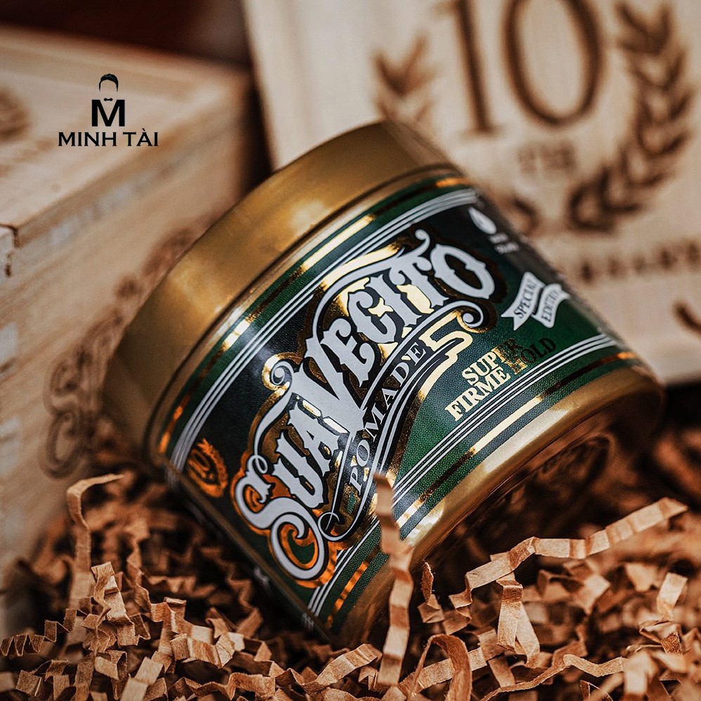 Sáp Vuốt Tóc Nam SUAVECITO Firme Hold Pomade Bản 10 Năm 113g + Xịt Dưỡng Tóc AZENMAN Parana 20ml + Lược Chải Tóc Pomade