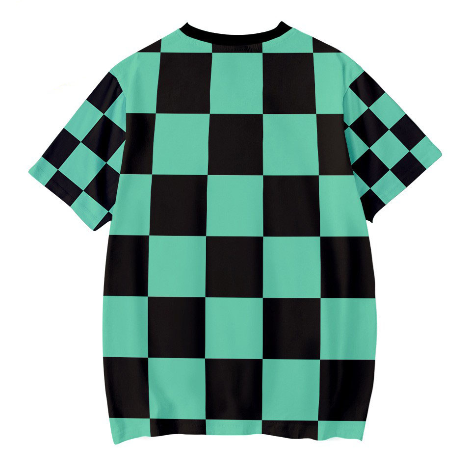 YT3 Anime Demon Slayer: Kimetsu No Yaiba Cosplay Costume Kids Casual Short Sleeve Tanjirou Nezuko Giyuu Zenits Coat Hal