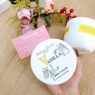 Dưỡng thể / kem dưỡng ẩm toàn thân từ sữa chua bettina barty vanilla body .sản phẩm của huyên hiếu mỹ phẩm