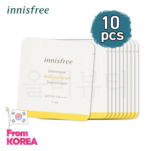 INNISFREE (Hàng Mới Về) Bộ 10 Tấm Màn Chống Nắng Chuyên Dụng 1ml