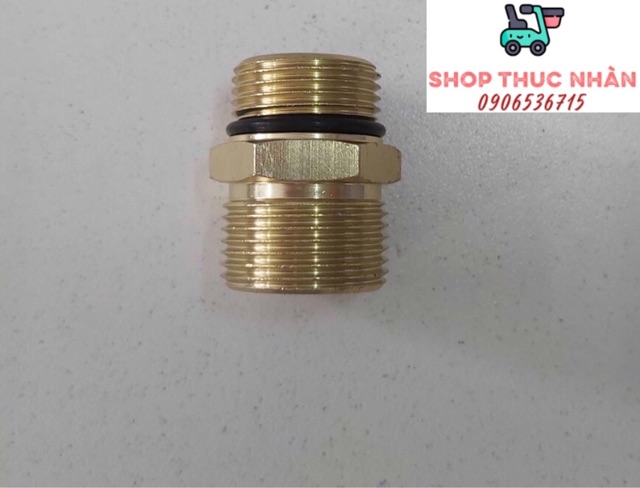 Khớp nối ren gắn thân máy rửa xe với đầu dây cao áp ren 22MM