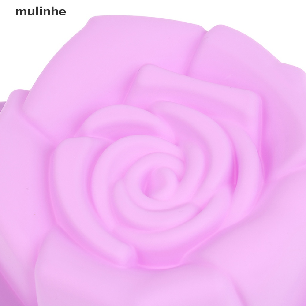 1 Khuôn Silicon Ba Chiều Dùng Nướng Bánh Hình Hoa Hồng