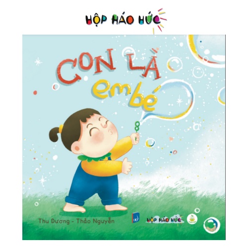 Sách CON LÀ EM BÉ Hộp Háo Hức Cho Bé 0-3 Tuổi - Ôn lại hành trình lớn lên của bé qua những lời thơ nhẹ nhàng