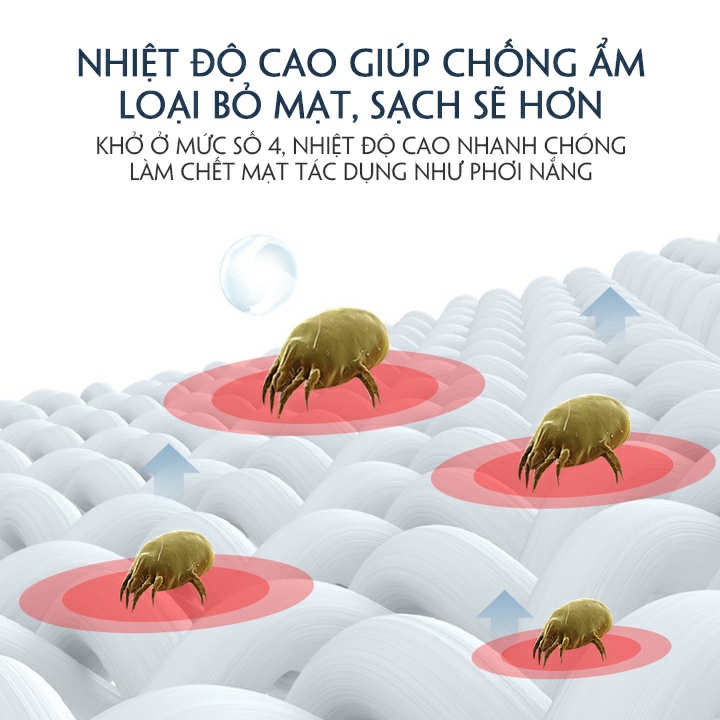 Chăn điện Korea làm ấm hai vùng độc lập có điều khiển hẹn giờ nhiều kích cỡ 180x200cm