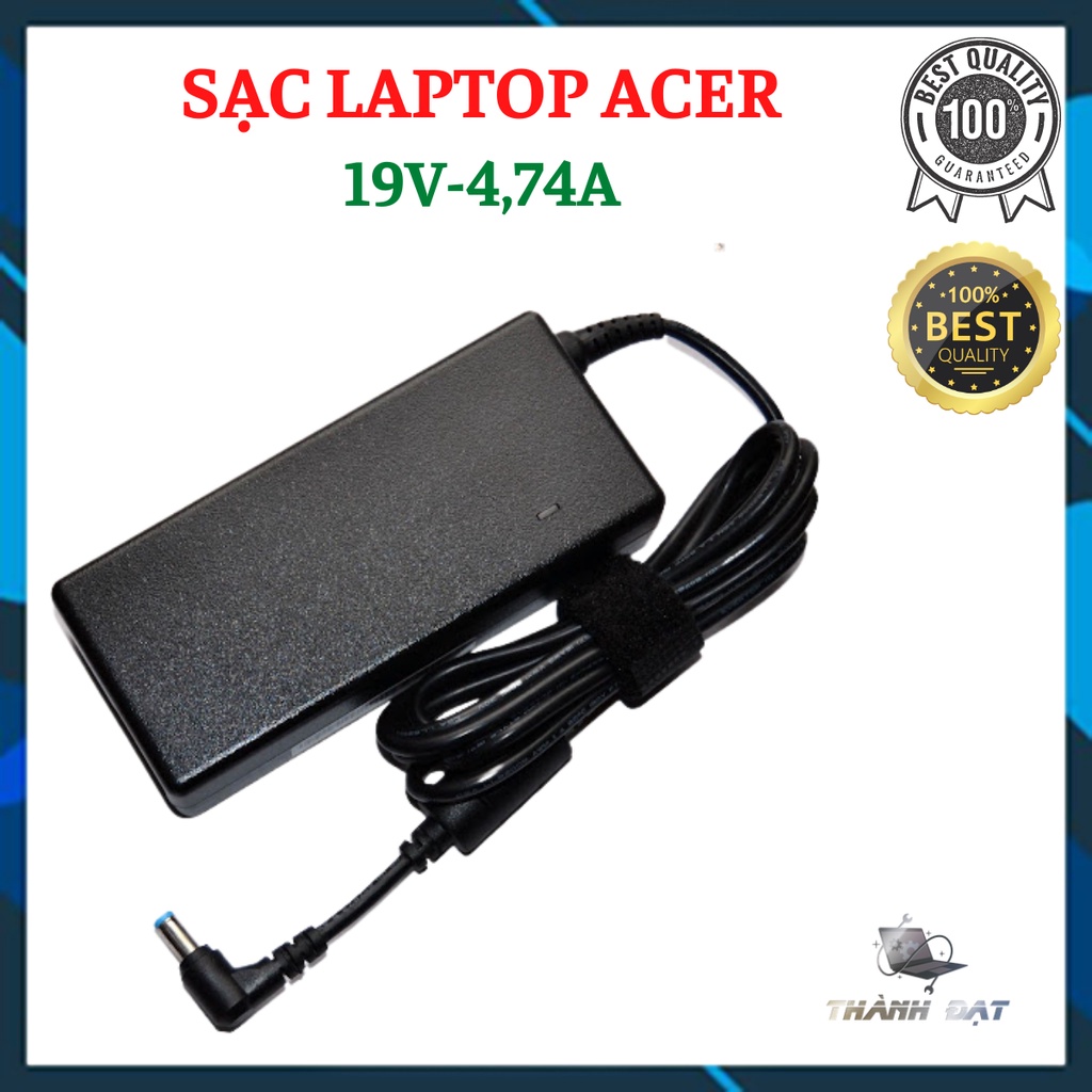 SẠC LAPTOP ACER 19V-4.74A  90W LITEON - TẶNG KÈM DÂY AC SẠC,Bảo hành 12 tháng