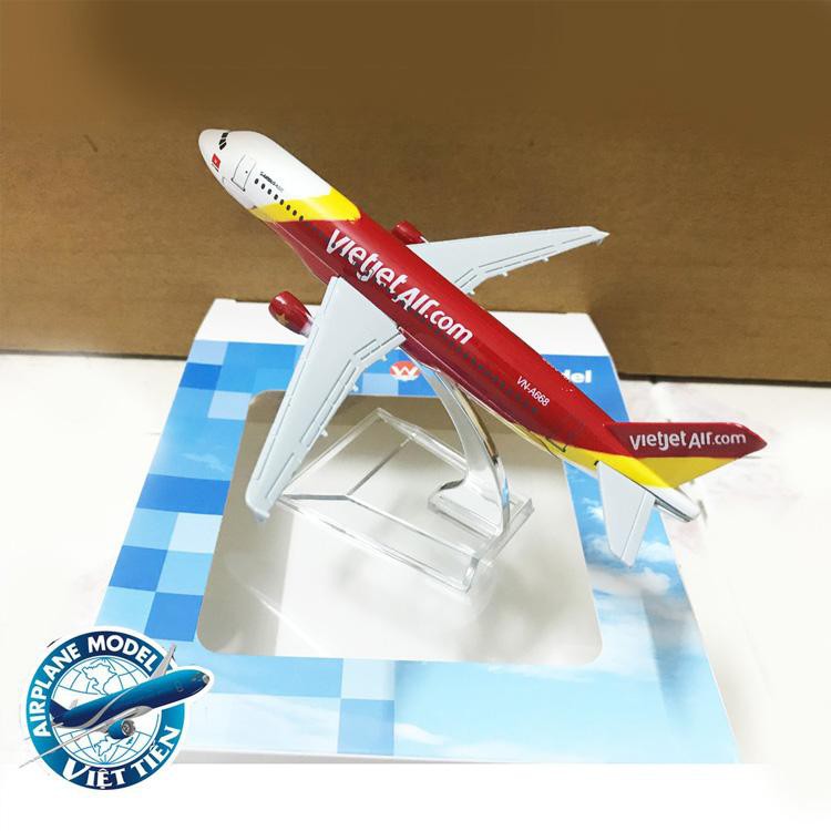 Mô hình máy bay Vietjet air 16cm