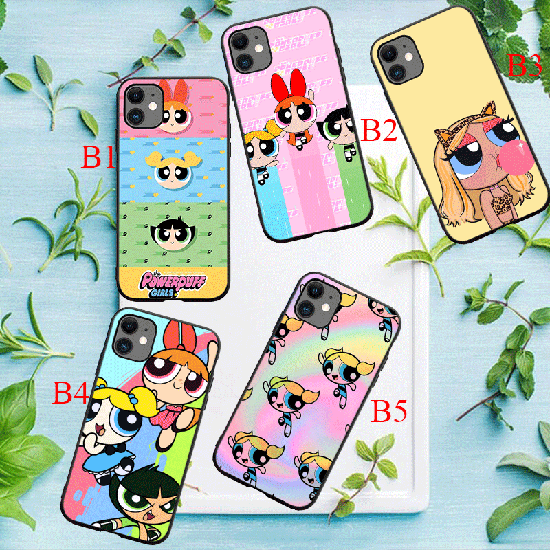 Mobile Ốp Điện Thoại Tpu Mềm Hình Powerpuff Girls Cho Iphone 5 6 5 6 S 5 Se 6 7 8 Plus X Xs Xr Xs Max