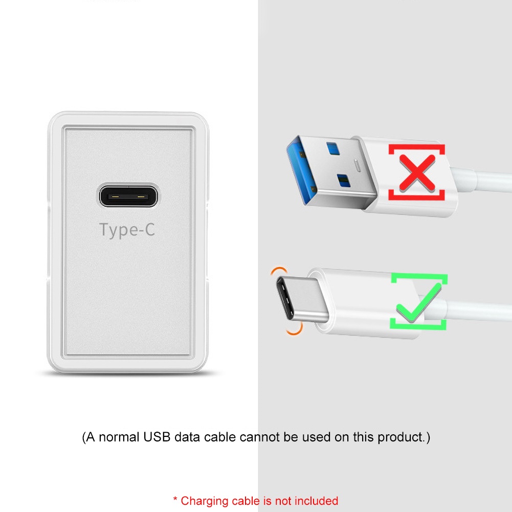 Đầu Sạc Nhanh Usb Type C 18w Tiện Dụng Cho Iphone 11 X Xs Xr