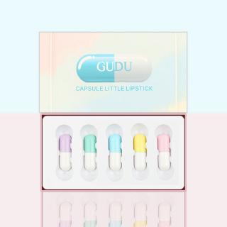 Set 5 Thỏi Son Hình Viên Thuốc Dễ Thương