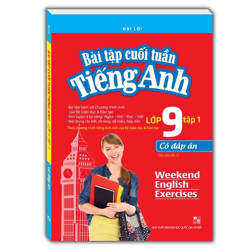 Sách.__.Bài Tập Cuối Tuần Tiếng Anh Lớp 9 Tập 1 Có Đáp Án
