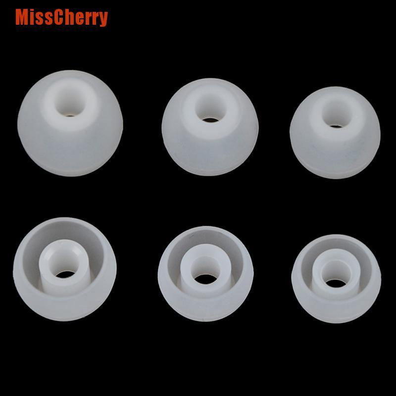 Set 6 cặp miếng đệm tai nghe nhét tai silicon size S + M + L)