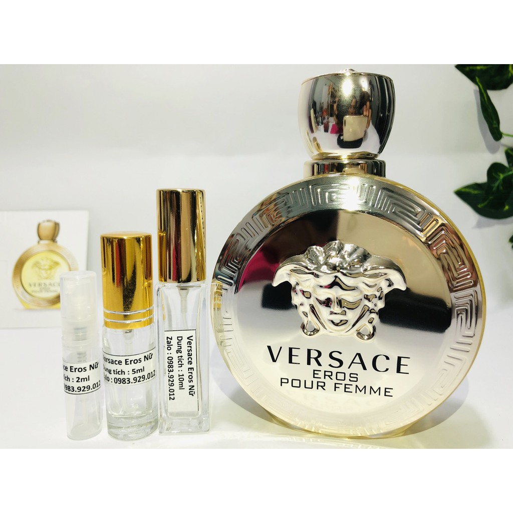[Mẫu thử 2,5,10ml] Nước Hoa Nữ Versace Eros pour femme | BigBuy360 - bigbuy360.vn