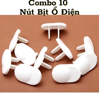 Nút bịt ổ điện an toàn cho bé combo 10 cái