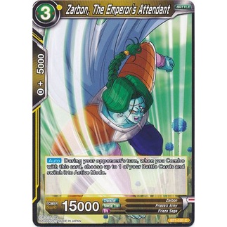 Thẻ bài Dragonball - TCG - Zarbon, The Emperor's Attendant / BT1-101'