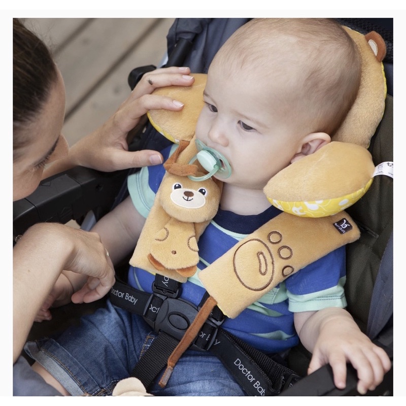 Gối Du Lịch Kê Đầu , Bảo Vệ Cổ An Toàn Cho Bé Trên Xe đẩy , Ô Tô Banbet - Travel friends Total Suport Headrest