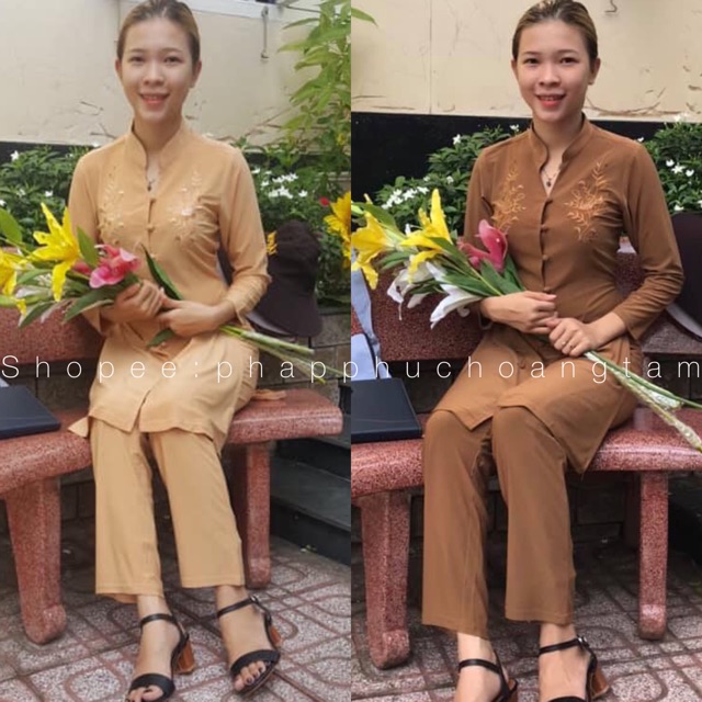 Áo Lam Đi Chùa # Cách tân 3 vạt GIÁ RẺ VÔ ĐỊCH