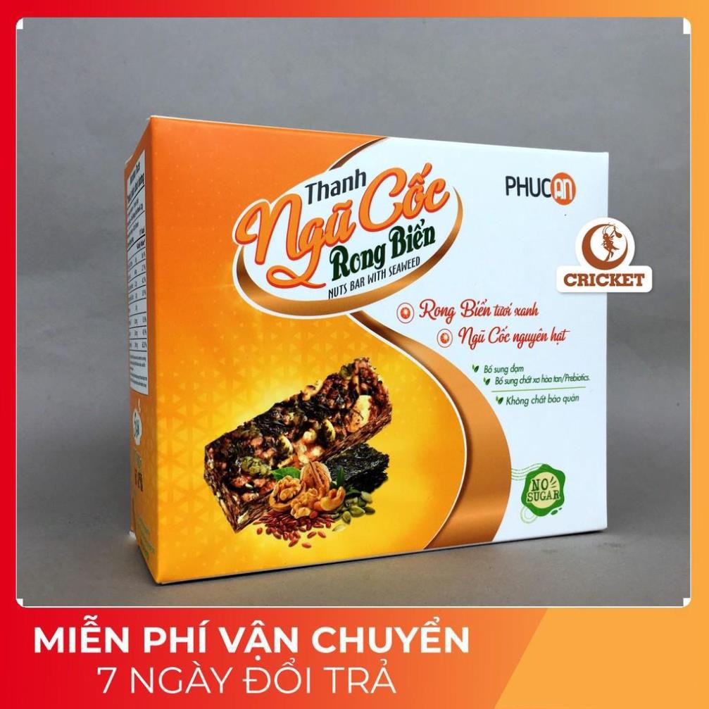 Thanh Ngũ Cốc Rong Biển Phúc An - Rong Biển Tươi Xanh Ngũ Cốc Nguyên Hạt [Helifood]