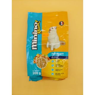 Thức ăn cho mèo hạt Minino yum seafood 350g