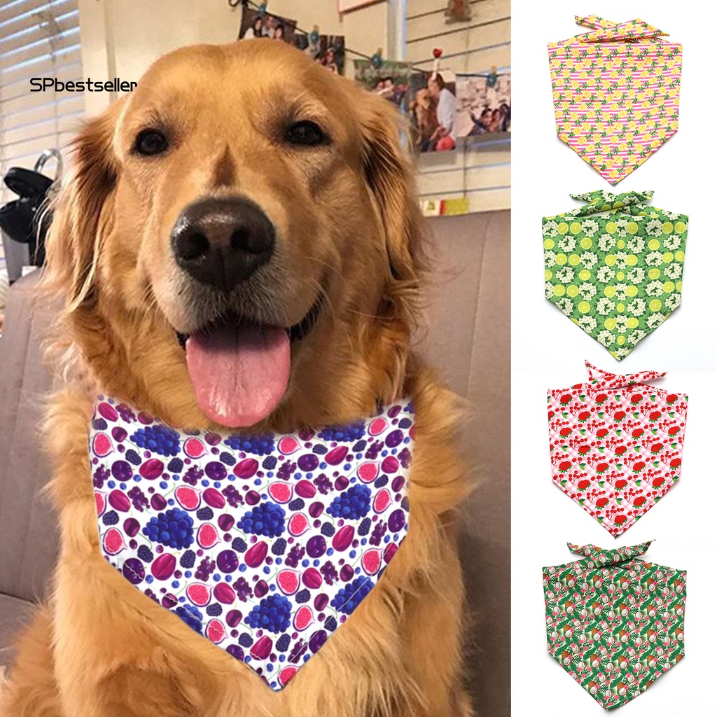 Khăn Quàng Cổ In Họa Tiết Sáng Tạo Đáng Yêu Dành Cho Thú Cưng