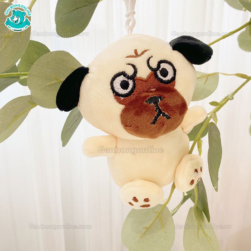 Móc Khoá Gấu Bông Chó Pug Nô Tài 15cm Cao Cấp Gấu Bông Online