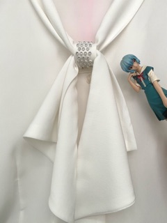 Sơ mi Nhật cổ nơ đính đá New Look