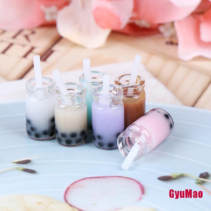 Bộ 3 Ly Trà Sữa mini Tỉ Lệ 1:12 Trang Trí Nhà Búp Bê Xinh Xắn