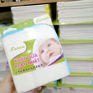 Khăn sữa hộp 4 lớp cho bé - hộp 10 cái