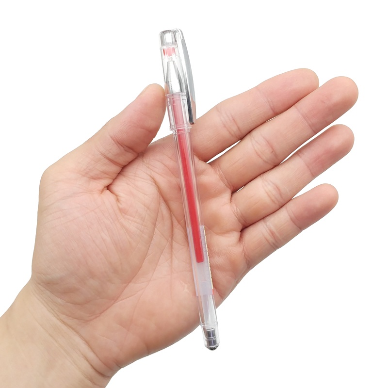Bút Gel Có Nắp 0.5 mm - GuangBo B72020R - Màu Đỏ