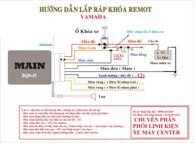 Chống trộm xe máy cao cấp { đặc biệt }