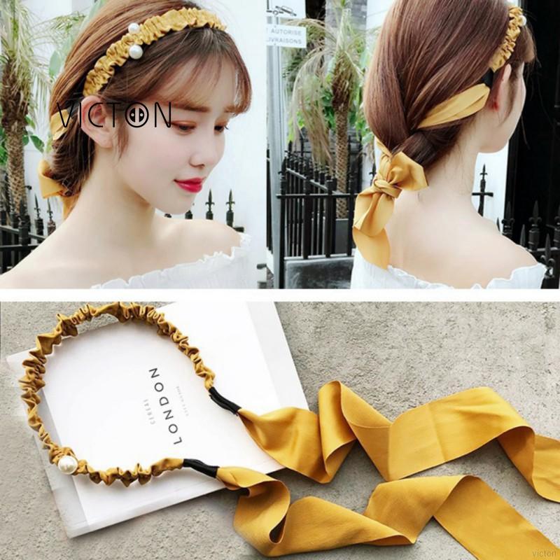 Băng đô nơ phong cách Hàn Quốc cho bé gái