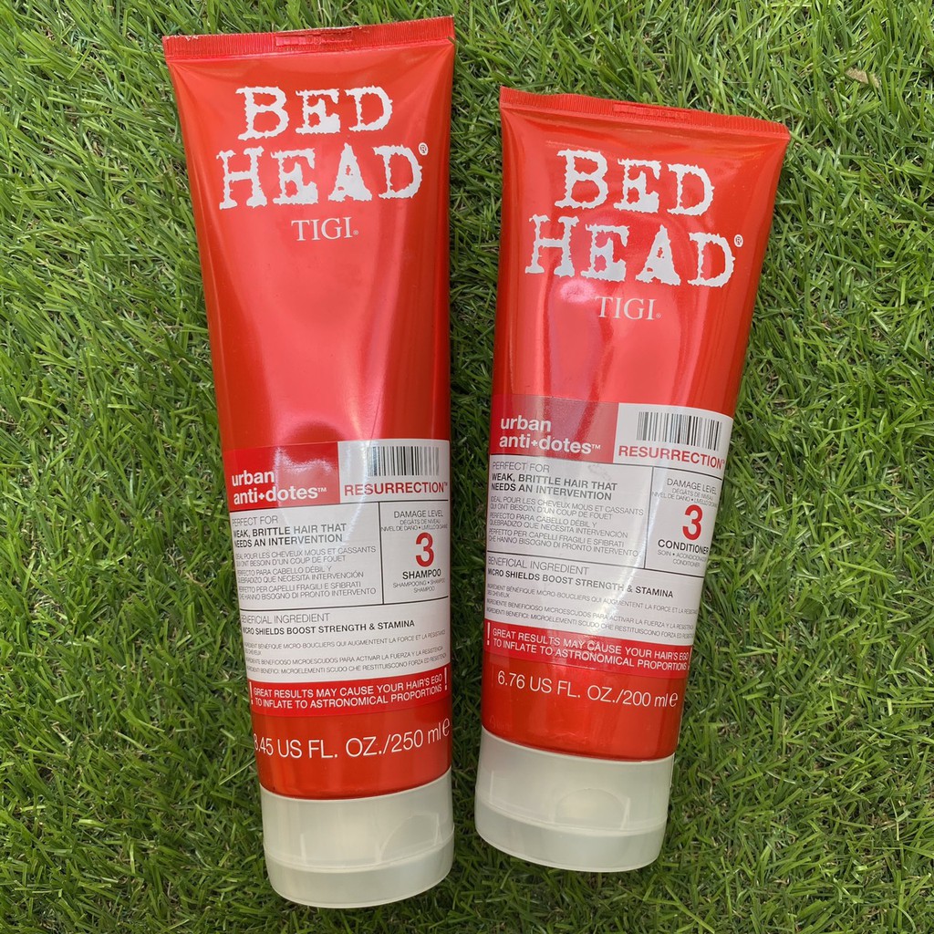 Dầu gội xả tái sinh Tigi Bed Head Resurrection Super Repair 400mlx2