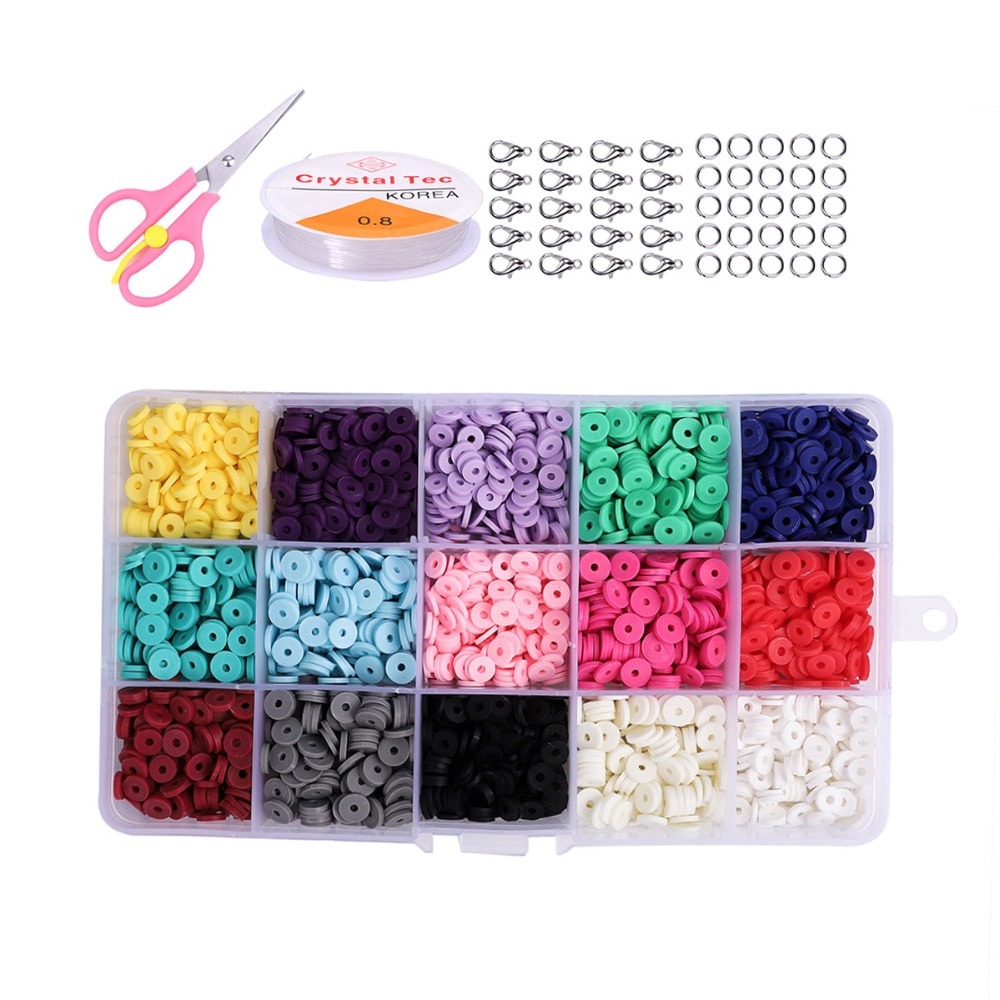 Hạt xỏ Beadia từ đất sét polymer dùng làm trang sức DIY