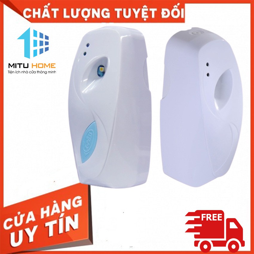 [ XỊT PHÒNG TỰ ĐỘNG ] Máy xịt tự động nước hoa thơm phòng ( tặng kèm chai xịt) - MITUHOME - Giúp khử mùi phòng